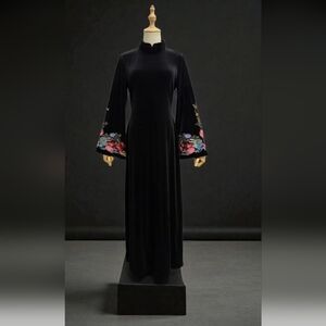 Dalia Macphee Velvet Dress